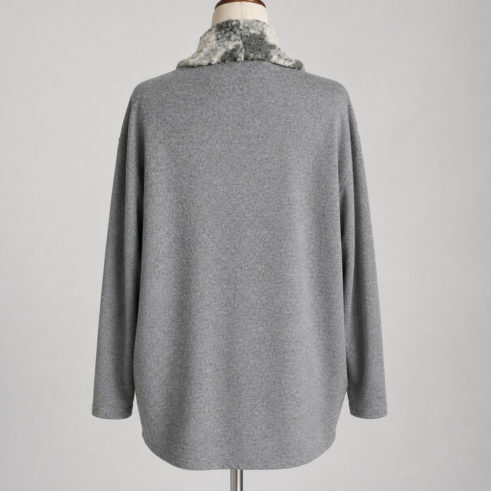 Anthropologie Dolan Gray Nuage Oversized Houndstooth Mohair Knit Cardigan SZ XS - Picture 4 of 11